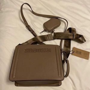 NWT Steve Madden Bevelyn bag in mushroom brown